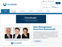 Tablet Screenshot of osteoready.com